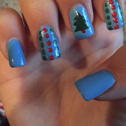 Lyna Nails - These nails are absolutely fabulous! got these done right after thanksgiving and they still look beautiful!