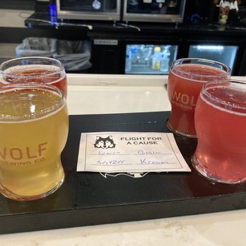 Wolf Brewing - Beer Flight - Brewpubs Near Me - Mechanicsburg, Pennsylvania Wolf Brewing - Beer Flight - Brewpubs Near Me - Mechanicsburg, Pennsylvania