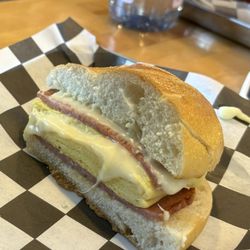 Sad Boyz - Pork roll and cheese sandwich