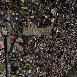 LOVE WINS - There are a few padlocks here