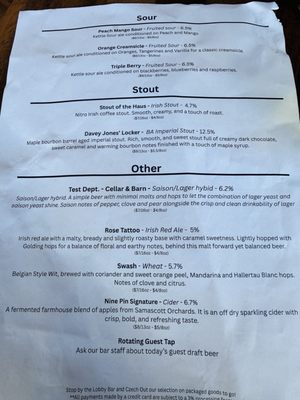 Menu photo 2 Beach Haus Brewery Belmar, NJ Menu photo 2 Beach Haus Brewery Belmar, NJ