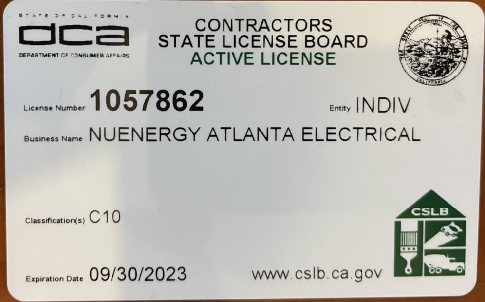 Slide of Nuenergy Electrical