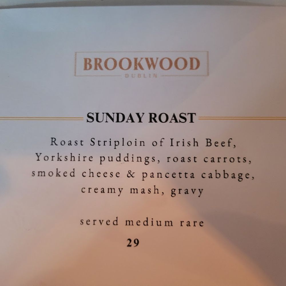 Brookwood - Fancy Roast - Seafood Near Me - Dublin, D
