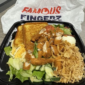 Zaxbys - Cobb Zalad with fried chicken - Salad Near Me - Midwest City, Oklahoma Zaxbys - Cobb Zalad with fried chicken - Salad Near Me - Midwest City, Oklahoma