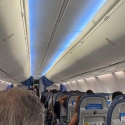 Air Europa - Interior of 737 plane economy