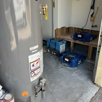 Alpha Plumbing - After the removal of the water heater time to dry - Plumbing Near Me - Las Vegas, Nevada Alpha Plumbing - After the removal of the water heater time to dry - Plumbing Near Me - Las Vegas, Nevada