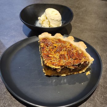 Crust & Roux - Slice of Pecan Pie a la mode - Pizza Near Me - Las Vegas, Nevada