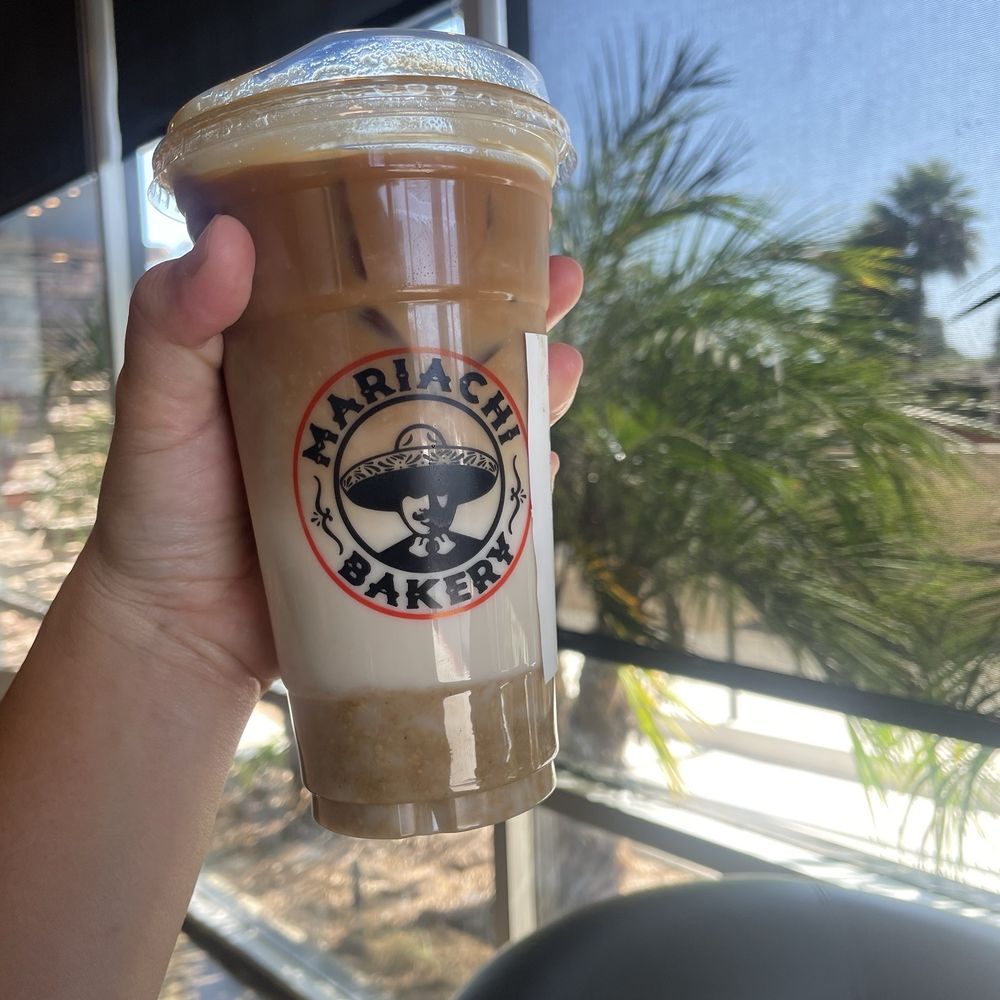 Mariachi Bakery - Mazapan latte with oat milk half sweet - Coffee & Tea Near Me - Reseda, California