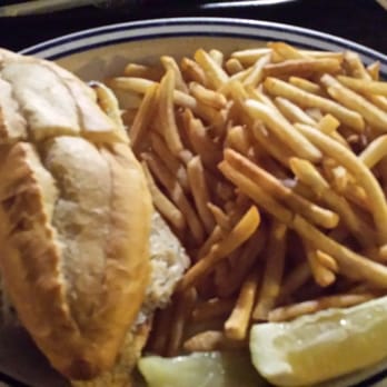 Fish - Crab roll with fries - Seafood Near Me - Sausalito, California Fish - Crab roll with fries - Seafood Near Me - Sausalito, California