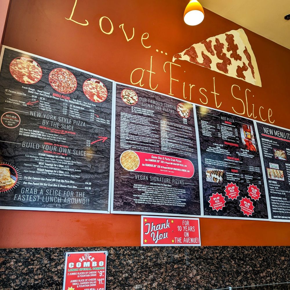 Slice on the Avenue - Menu - Pizza Near Me - Nottingham, Maryland Slice on the Avenue - Menu - Pizza Near Me - Nottingham, Maryland