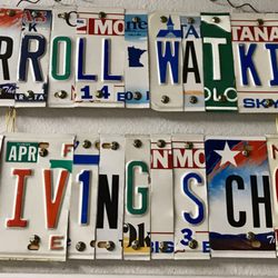 Carroll Watkins Driver Education School - Awesome sign