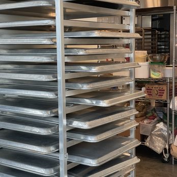 Temple Pastries - love the repetition of the baking trays - Bakeries Near Me - Seattle, Washington