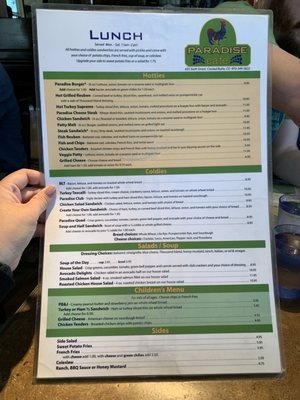 Menu photo 4 Paradise Cafe Crested Butte, CO