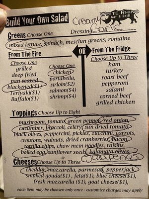 Menu photo 3 White Rhino Bar & Grill Dyer, IN Menu photo 3 White Rhino Bar & Grill Dyer, IN