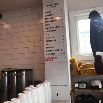 Bear Coast Coffee - Menu - Coffee & Tea Near Me - San Clemente, California