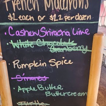 Circle City Sweets - Macaron flavors for the day - Desserts Near Me - Indianapolis, Indiana