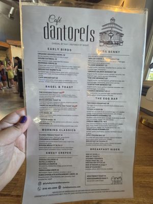 Menu photo 2 Cafe Dantorels Sacramento, CA Menu photo 2 Cafe Dantorels Sacramento, CA