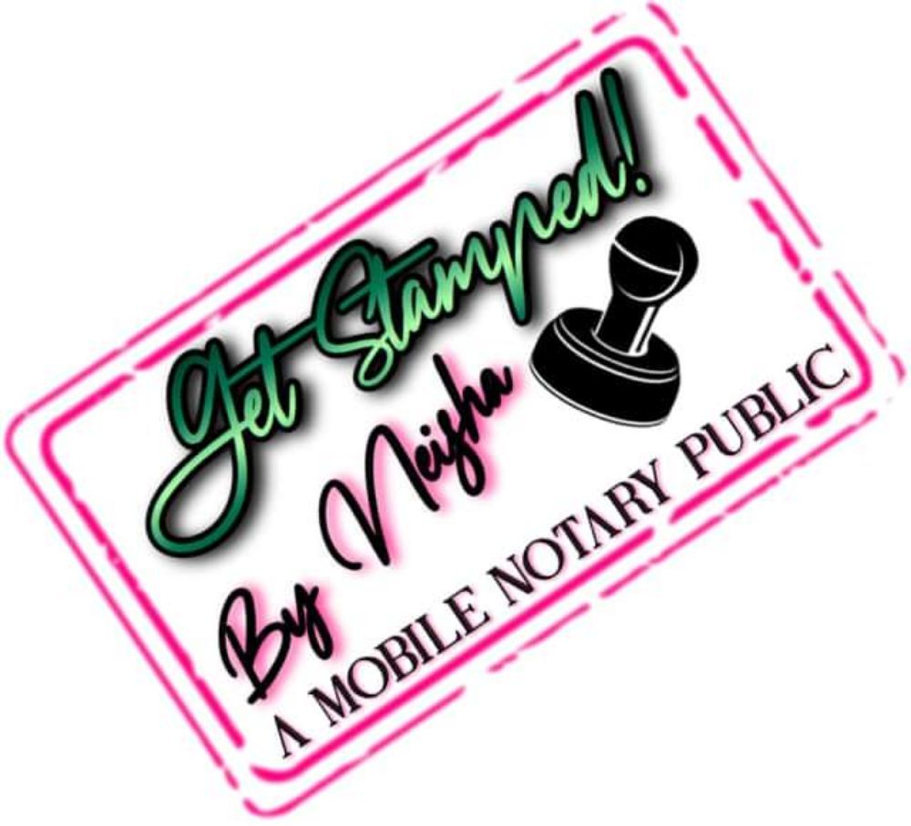 GET STAMPED BY NEISHA MOBILE NOTARY SERVICE Updated April 2024 Bessemer, Alabama Notaries
