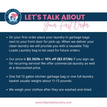 Tidy Loads Laundry & Dry Cleaning - Dry Cleaning Near Me Tidy Loads Laundry & Dry Cleaning - Dry Cleaning Near Me
