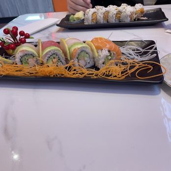 Lanzhou Ramen N Sushi - Rainbow roll & spicy tuna - Sushi Bars Near Me - Roswell, Georgia