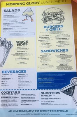 Menu photo 2 Morning Glory Satellite Beach, FL Menu photo 2 Morning Glory Satellite Beach, FL