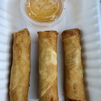 Wok N' Roll - Sriracha Chicken Egg Rolls w/ plum sauce - Food Trucks Near Me - Boise, Idaho