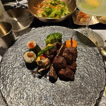 POGU - House short rib with grilled veggies and rice balls. - Korean Near Me - Daly City, California