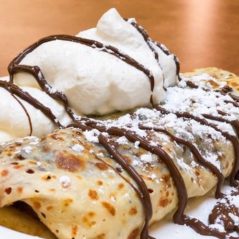 Occasions Coffee & Crepes - Strawberry and banana crepe - Coffee & Tea Near Me - Gig Harbor, Washington