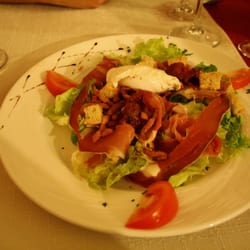 Le Chanois - Salade composée œuf poché