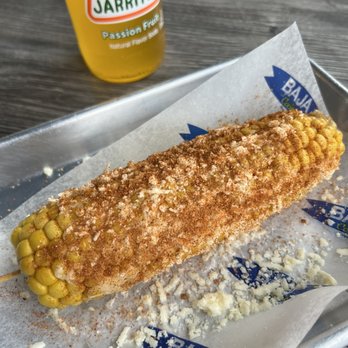 Baja Cocina - 2/5 did not like whatever spice they had - not of typical elote both at restaurants or anywhere I've had it in Mexico! - New Mexican Cuisine Near Me - Ridgefield, Connecticut
