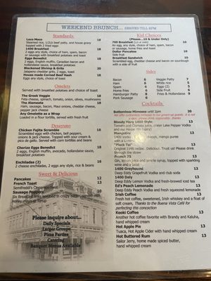 Menu photo 7 1400 Bar & Grill Alameda, CA