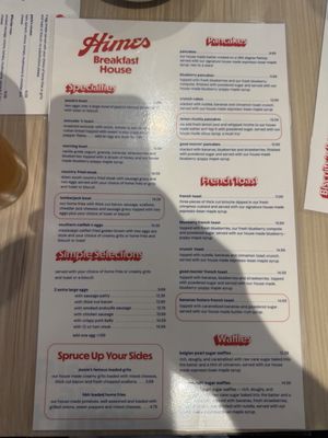 Menu photo 3 Himes Breakfast House Riverview, FL