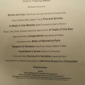 Trokay - Chefs tasting menu - New American Near Me - Truckee, California