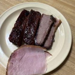 Nanny's Restaurant & Catering - Ham, ribs and brisket