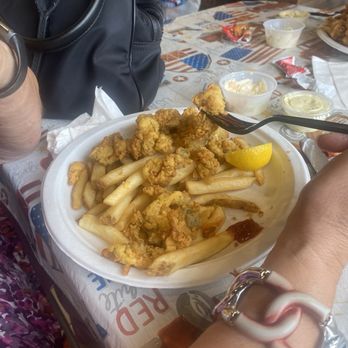 The Lobster Stop - Clam plate with fries - Seafood Near Me - Quincy, Massachusetts