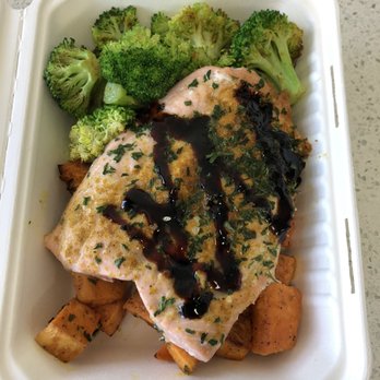 Easyfit - Salmon with Balsamic & Sweet Potato - Food Delivery Services Near Me - West Covina, California Easyfit - Salmon with Balsamic & Sweet Potato - Food Delivery Services Near Me - West Covina, California