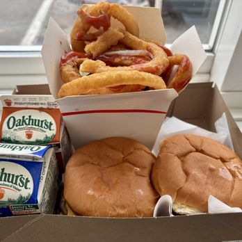 Rapid Ray's - Milk, burgers, & onion rings - Burgers Near Me - Saco, Maine