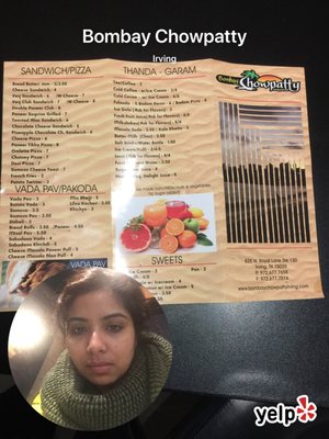 Menu photo 7 Bombay Chowpatty | Best Indian Street Food & Chaat in Irving, Tx Irving, TX