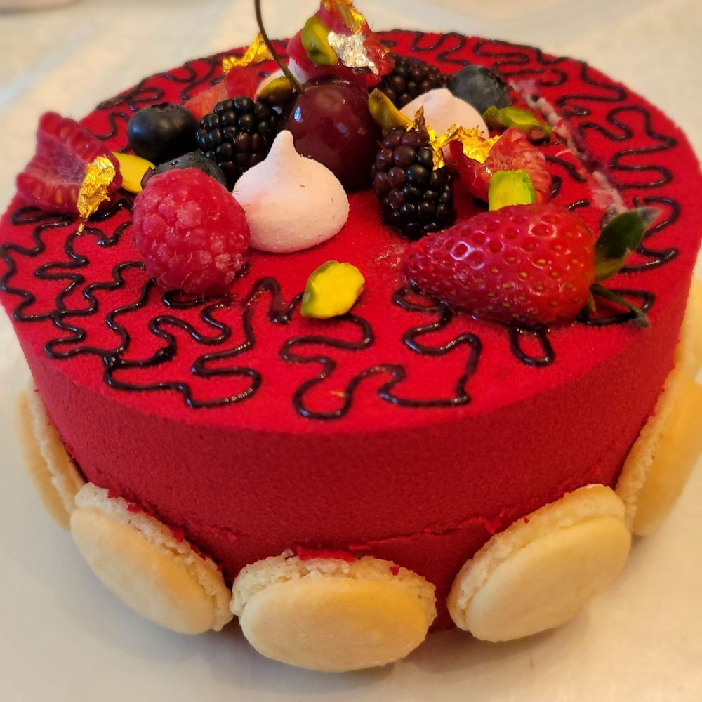 La Tulipe Desserts - Cassis (currant) Cake - Bakeries Near Me - Mount Kisco, New York