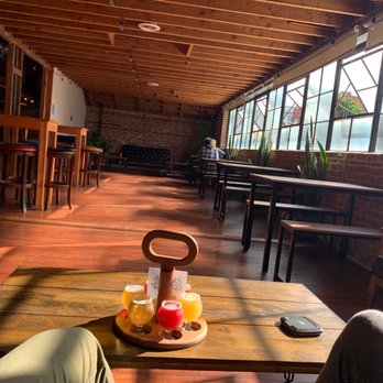 Original Pattern Brewing Company - Upstairs lounge, super cool! And the beer is great! - Breweries Near Me - Oakland, California