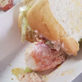 The Dog House and More - Chunky lobster roll on a toasted bun I was so excited to eat it I forgot to take a pic til the last bite. - Hot Dogs Near Me - Ruskin, Florida