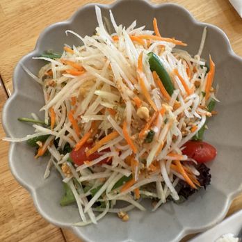 Basil & Co - Green Papaya Salad - Thai Near Me - Diamond Bar, California Basil & Co - Green Papaya Salad - Thai Near Me - Diamond Bar, California