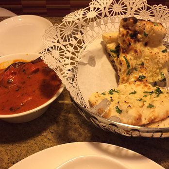 Saffron Indian Bistro - Chicken Tikka Masala and Garlic Naan - Indian Near Me - Norfolk, Virginia Saffron Indian Bistro - Chicken Tikka Masala and Garlic Naan - Indian Near Me - Norfolk, Virginia