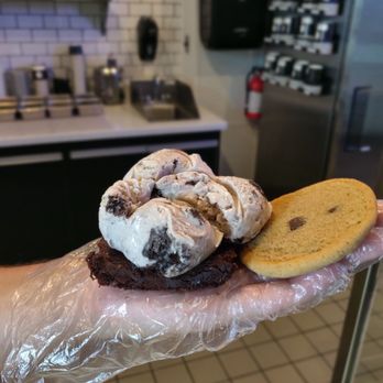 The Baked Bear - My cookie n brownie sandwich with cookies & cream - Ice Cream & Frozen Yogurt Near Me - The Colony, Texas The Baked Bear - My cookie n brownie sandwich with cookies & cream - Ice Cream & Frozen Yogurt Near Me - The Colony, Texas