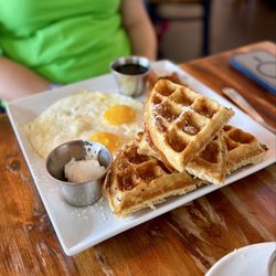 Perky Beans Coffee & PB Cafe - Waffle breakfast