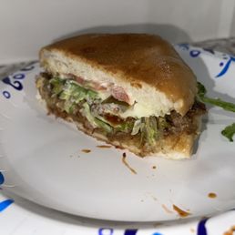 Torta mixta ( chorizó and asada)