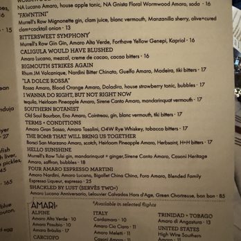 Fawn - Menu Apeil 2026 - Wine Bars Near Me - Decatur, Georgia