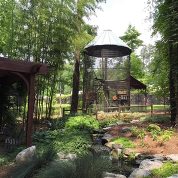 Duke University Lemur Center - Path area with some of the cages - Zoos Near Me - Durham, North Carolina