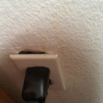 Mission Motel - Hole in the wall above the chargers. Wall socket moved. - Hotels Near Me - Lynwood, California Mission Motel - Hole in the wall above the chargers. Wall socket moved. - Hotels Near Me - Lynwood, California