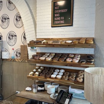 The White Sheep - Donuts on display - Breakfast & Brunch Near Me - Orland Park, Illinois